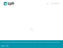 Tablet Screenshot of cph-group.com